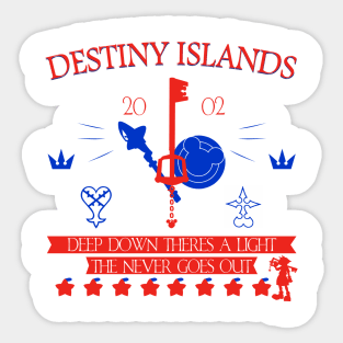 destiny island Sticker